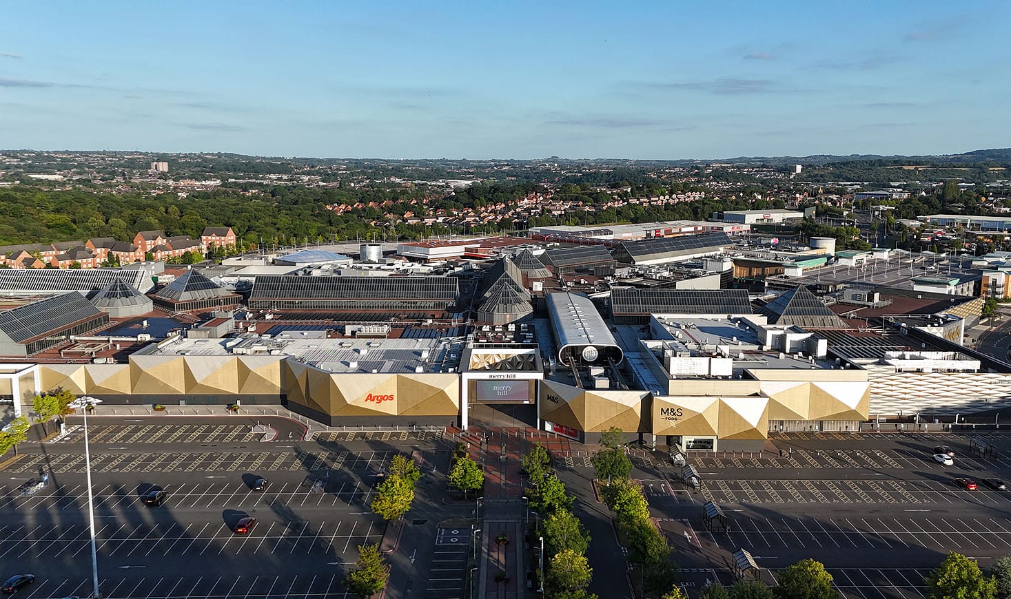 Commercial shopping center